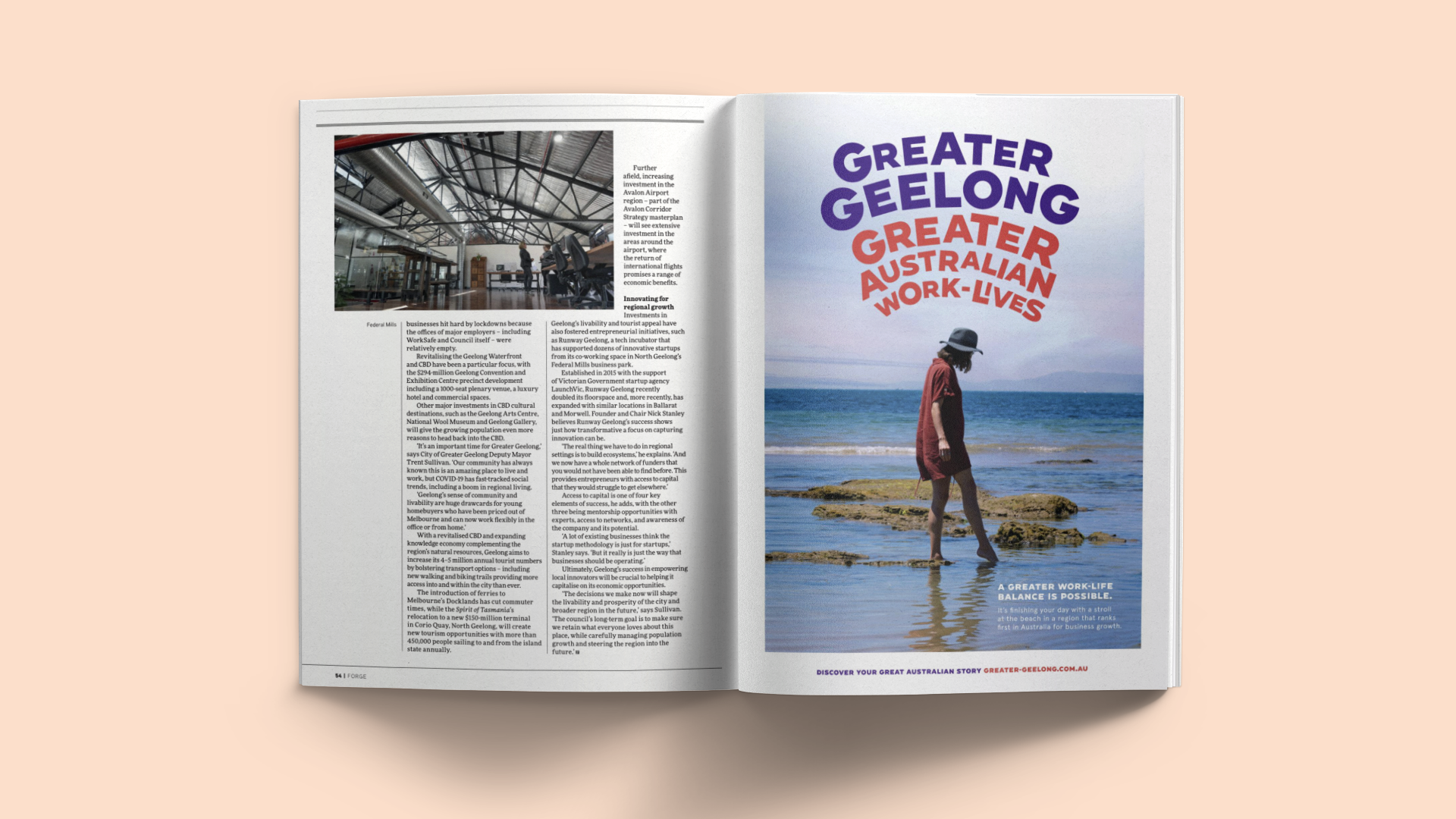 Brand Greater Geelong Greater Australian Stories Magazine ad